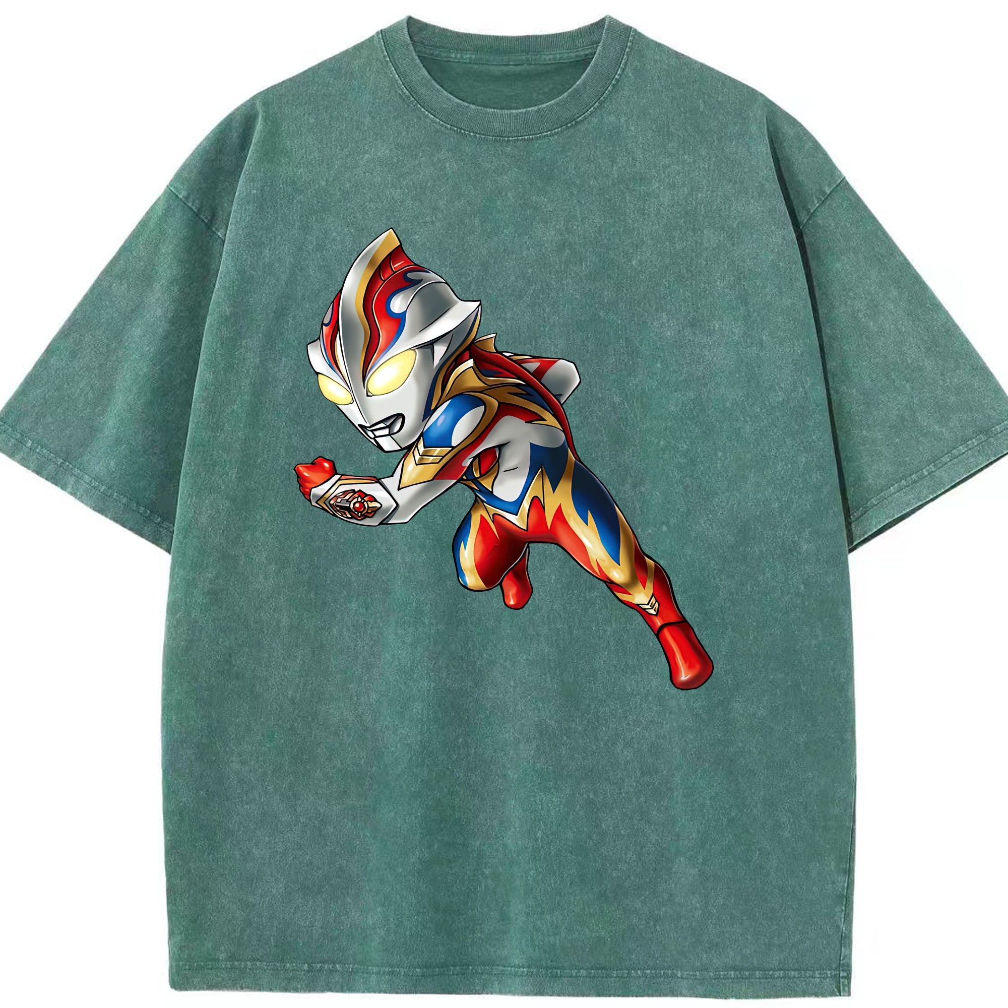 （画像用） ウルトラマン Ultraman 綿100% ヴィンテージ風 半袖Tシャツ（フロントプリント）